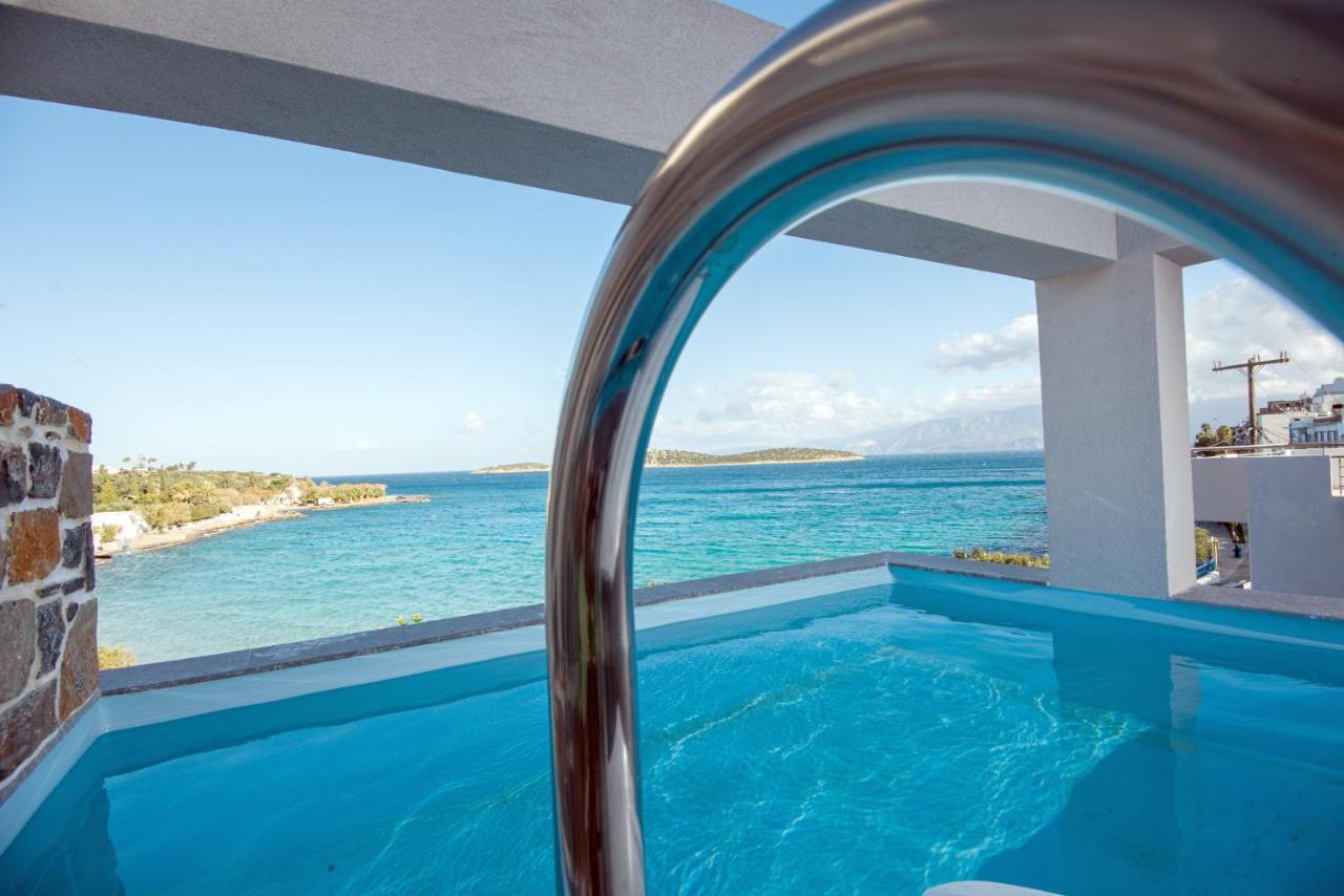 Ammos Lux Apartments Crete Agios Nikolaos  Bagian luar foto