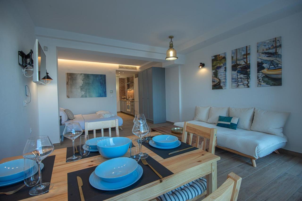 Ammos Lux Apartments Crete Agios Nikolaos  Bagian luar foto
