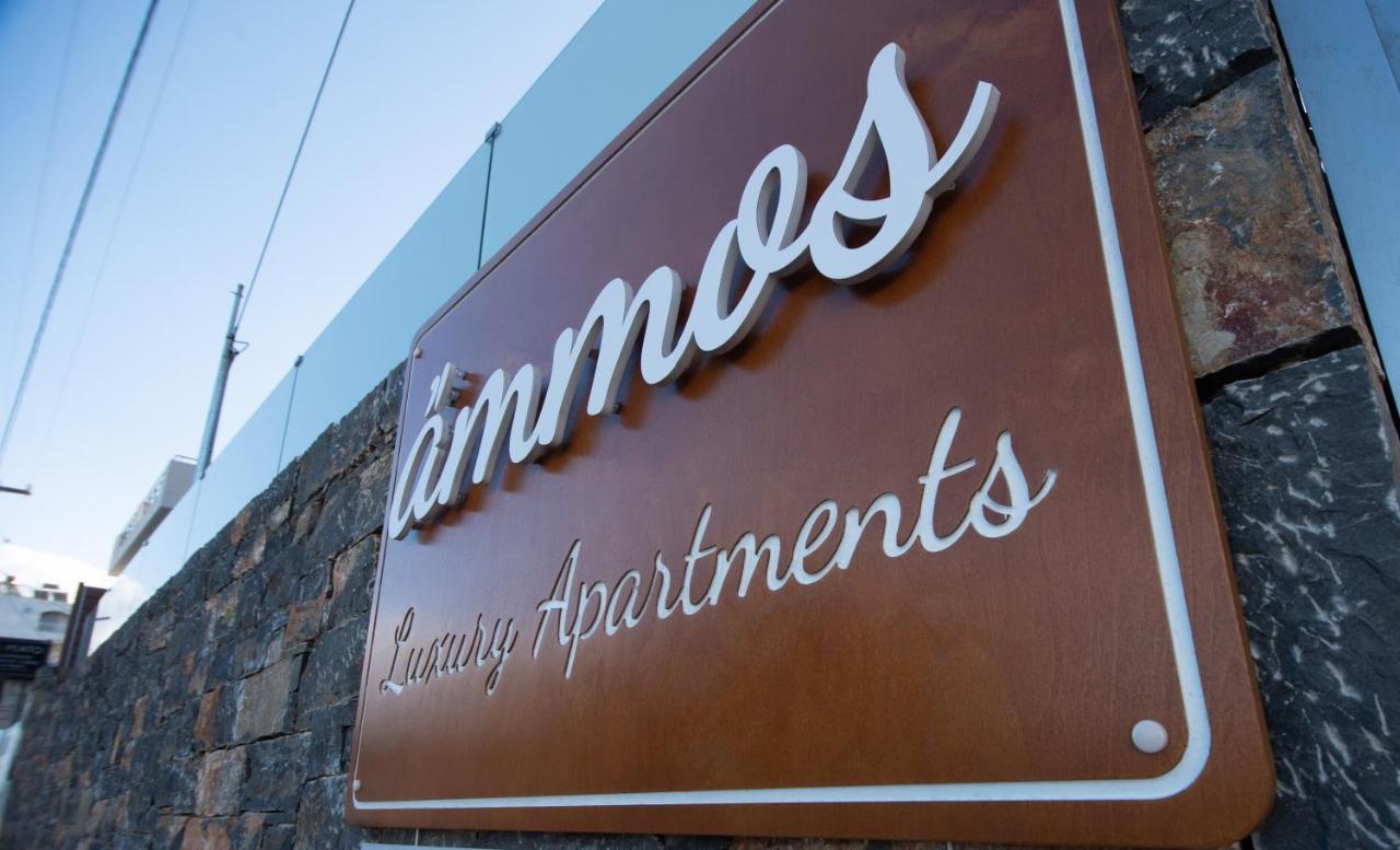 Ammos Lux Apartments Crete Agios Nikolaos  Bagian luar foto