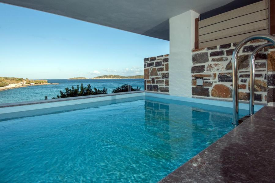 Ammos Lux Apartments Crete Agios Nikolaos  Bagian luar foto