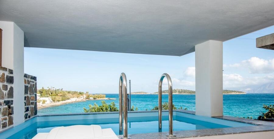 Ammos Lux Apartments Crete Agios Nikolaos  Bagian luar foto