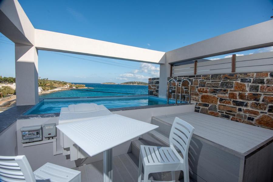 Ammos Lux Apartments Crete Agios Nikolaos  Bagian luar foto