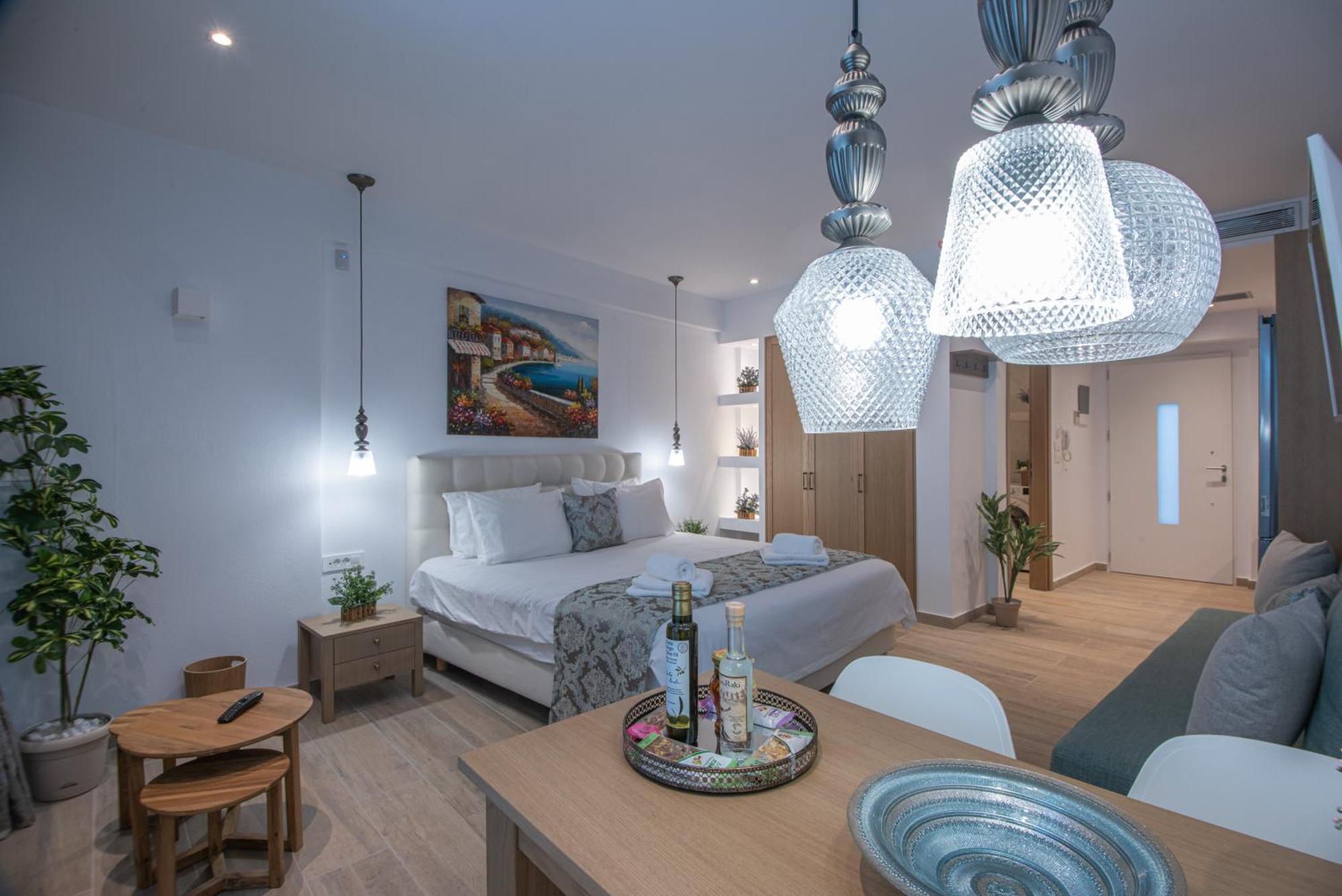 Ammos Lux Apartments Crete Agios Nikolaos  Bagian luar foto