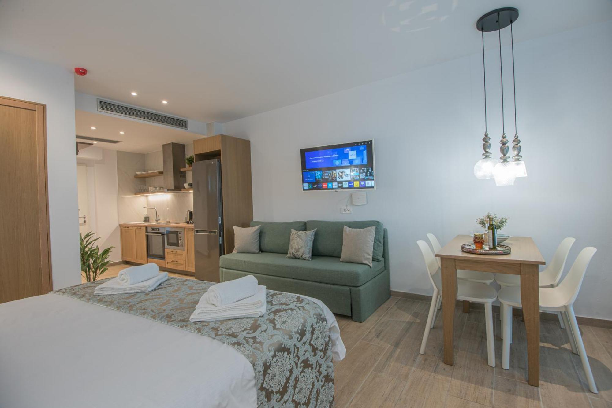 Ammos Lux Apartments Crete Agios Nikolaos  Bagian luar foto