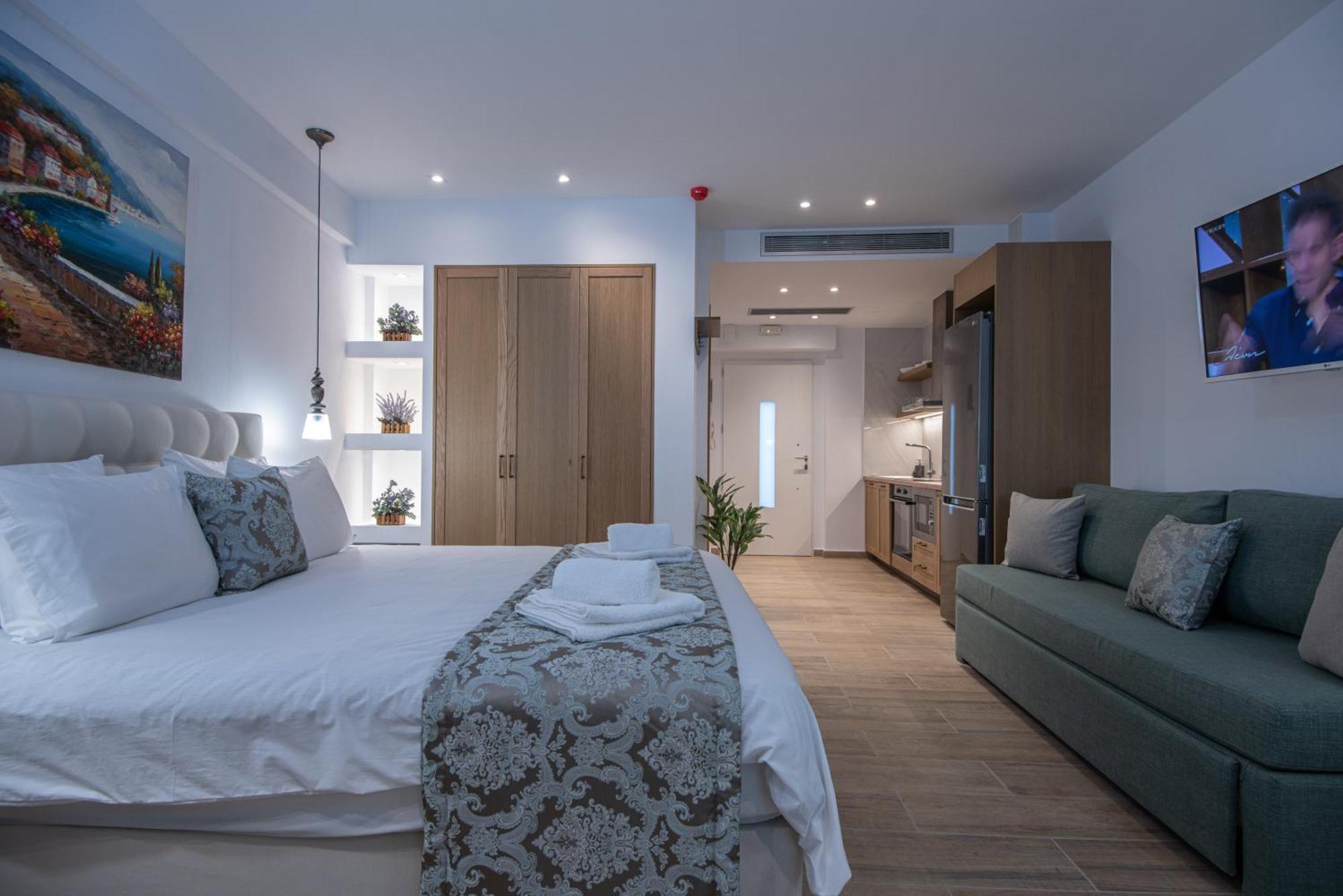 Ammos Lux Apartments Crete Agios Nikolaos  Bagian luar foto