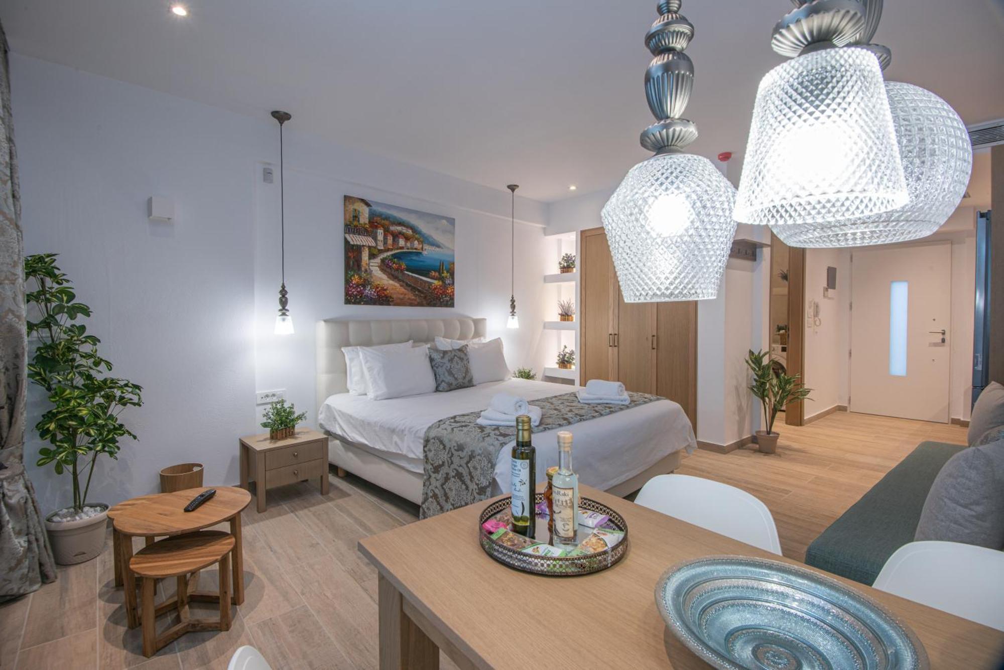 Ammos Lux Apartments Crete Agios Nikolaos  Bagian luar foto