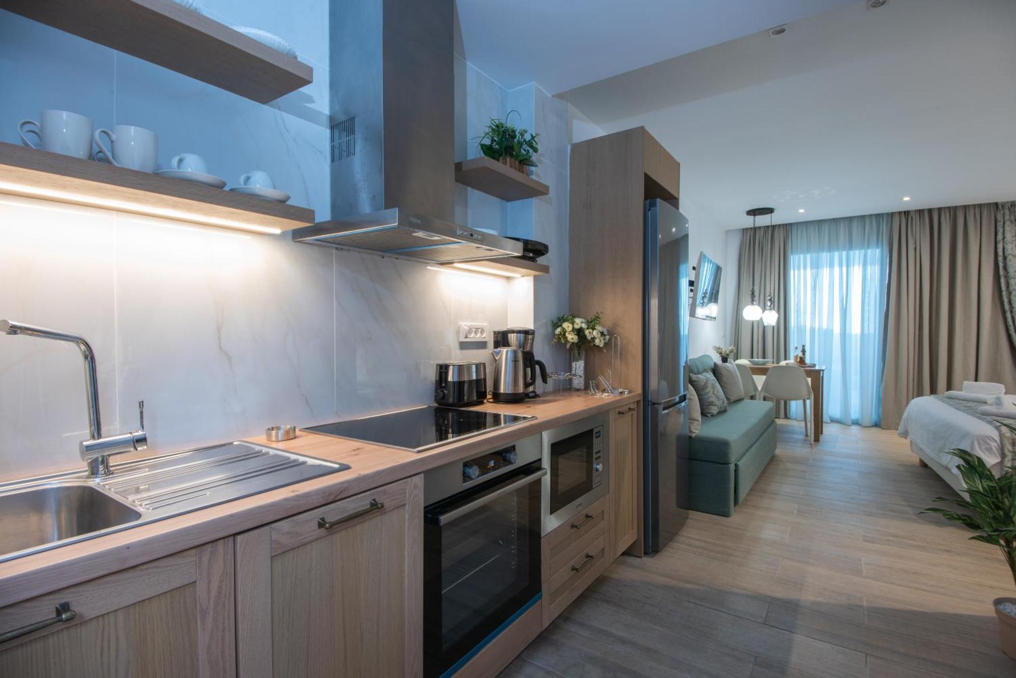 Ammos Lux Apartments Crete Agios Nikolaos  Bagian luar foto
