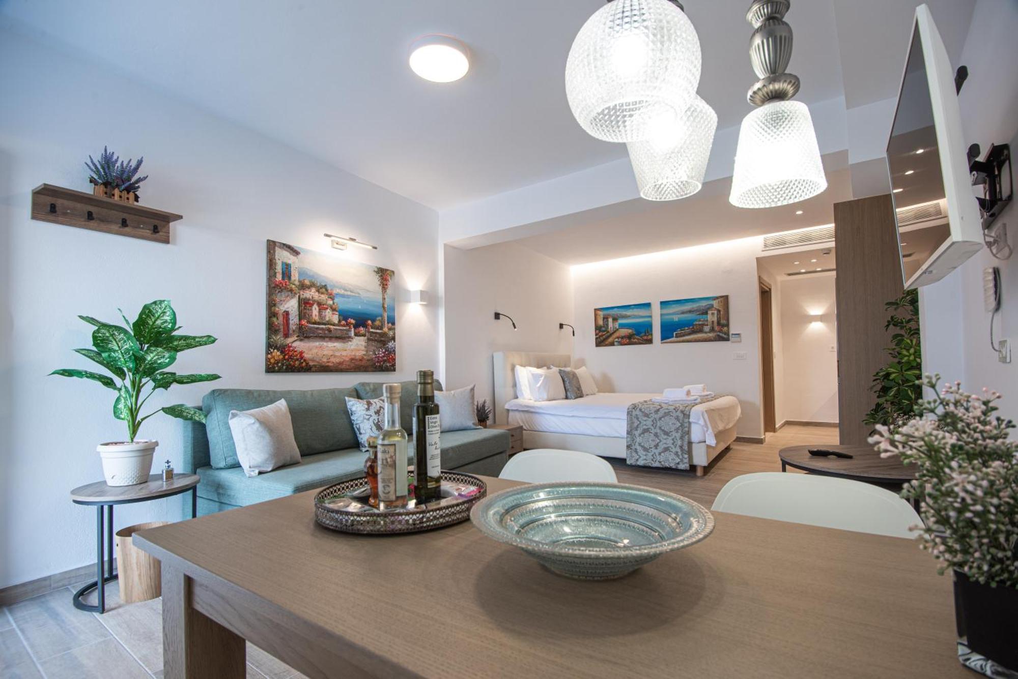 Ammos Lux Apartments Crete Agios Nikolaos  Bagian luar foto
